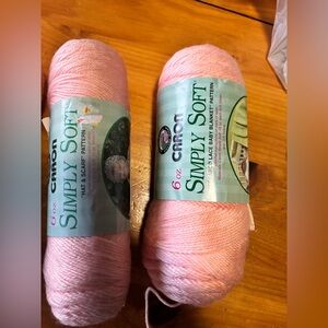 Caron Simply Soft 6oz. Yarn in LT Country Peach 9737